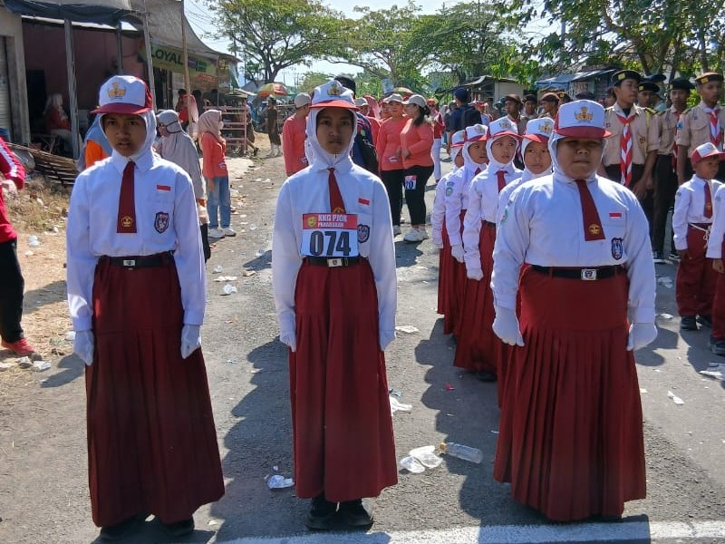 Kegiatan Gerak Jalan TIngkat Kecamatan 14 Agustus 2025